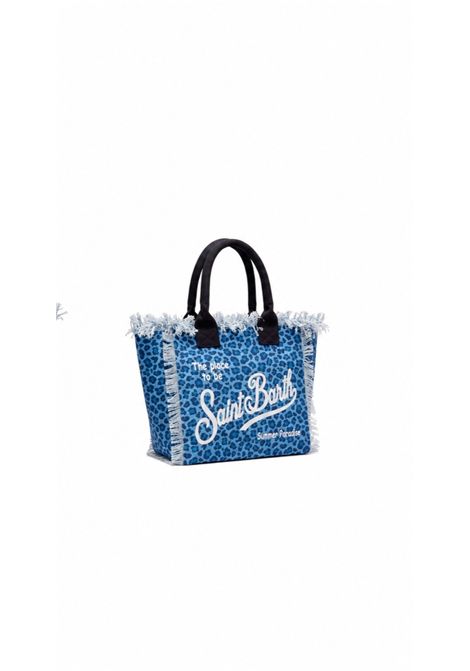 Borsa Mini in canvas SAINT BARTH | VAMI001 VANITY MINI03446L DENIM LEO 31